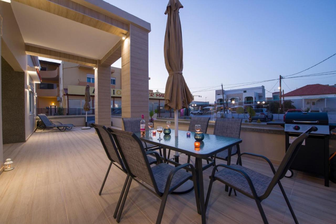 Luxury Villa Eva-Mari With Jacuzzi, 50M From The Beach Stalós Eksteriør billede